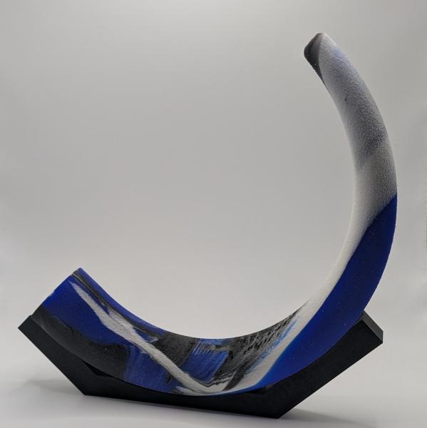 [Einzelstück] CAENDY-Tail - für CAENDY-Base - Farbe Schwarz/RoyalBlau/Weiß